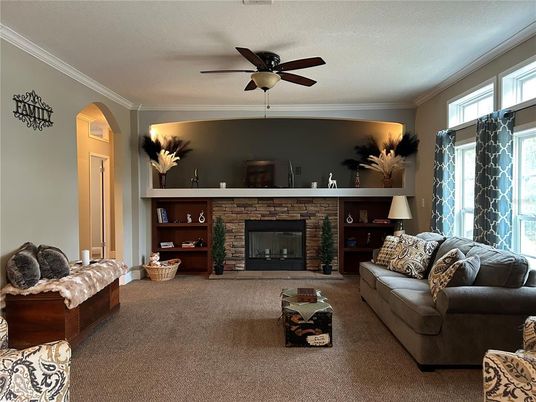 Fireplace, Interior, Living room