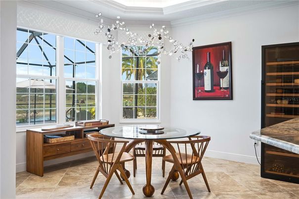 Dining room, Interior, Pendant Lights