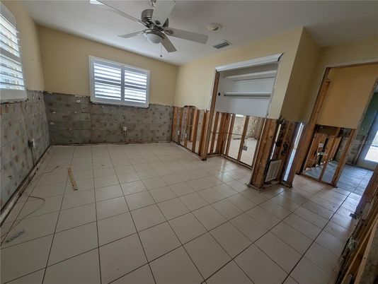 Empty room, Interior
