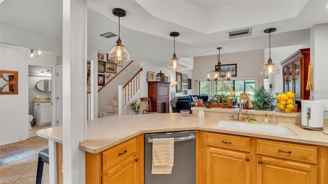 Interior, Kitchen, Pendant Lights