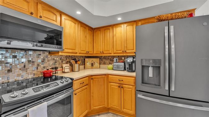 Interior, Kitchen, Recessed Lighting, Stainless Steel Appliances