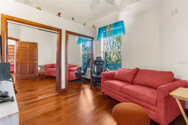 Home Office, Interior, Wood Texture Flooring