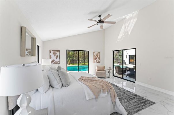 Bedroom, Interior, Marble