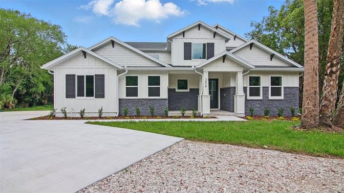 Attached, Backyard, Exterior, Facade, Farmhouse