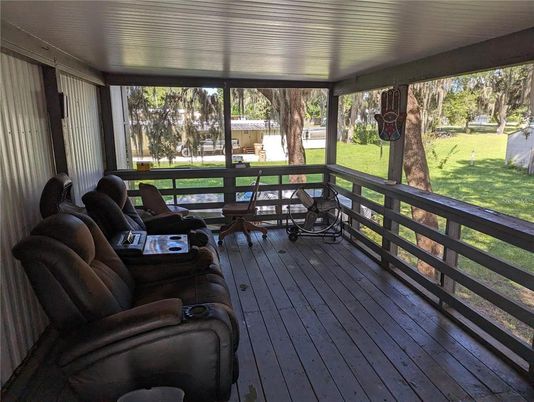 Interior, Sun Room, Wood Texture Flooring