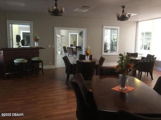 Dining room, Interior, Wood Texture Flooring