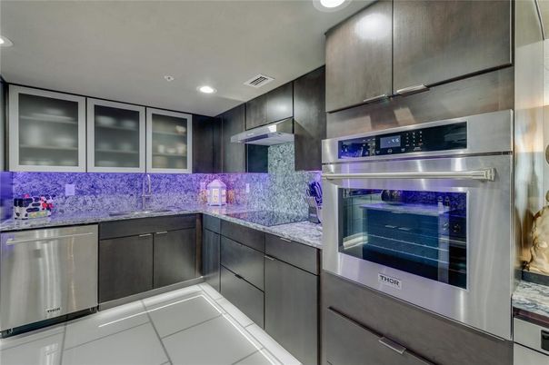 Interior, Kitchen, Recessed Lighting, Stainless Steel Appliances