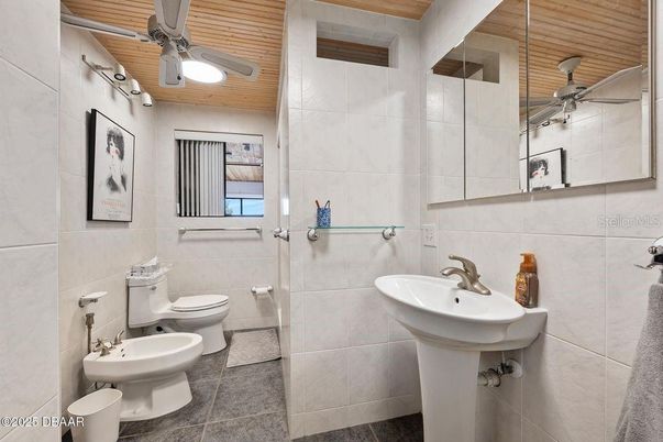 Bathroom, Interior, Wooden Ceilings