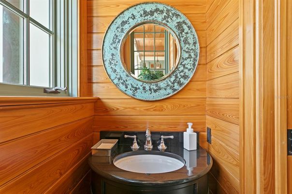 Bathroom, Interior, Wooden Walls