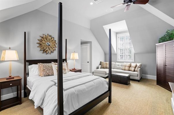 Bedroom, Interior, Recessed Lighting