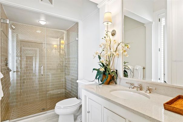 Bathroom, Glass Shower, Interior