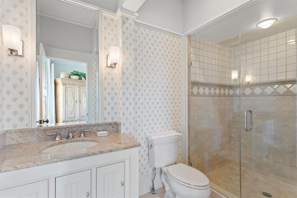 Bathroom, Glass Shower, Interior