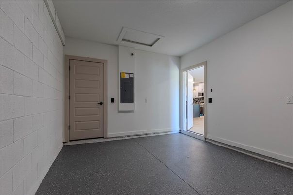 Elevator, Empty room, Interior, Stone Walls