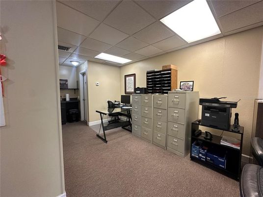 Home Office, Interior, Recessed Lighting