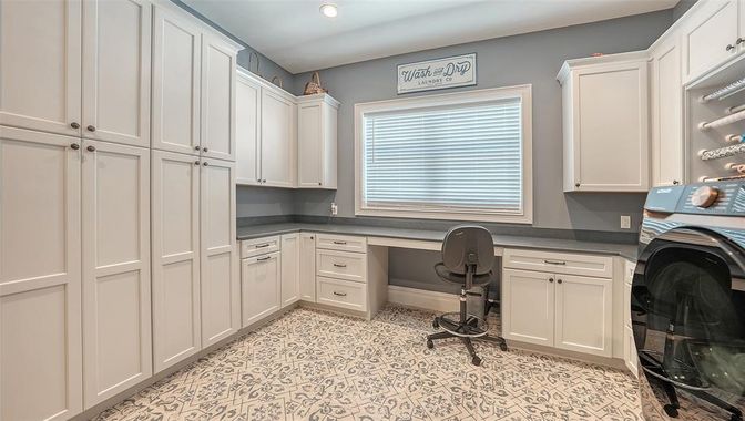 Home Office, Interior, Recessed Lighting