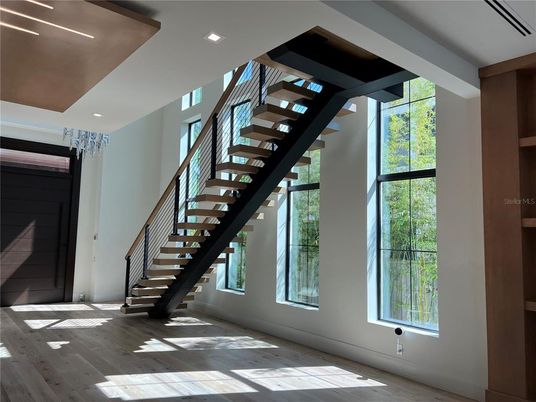 Interior, Recessed Lighting, Wood Texture Flooring
