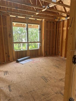 Empty room, Interior, Wooden Beams, Wooden Walls
