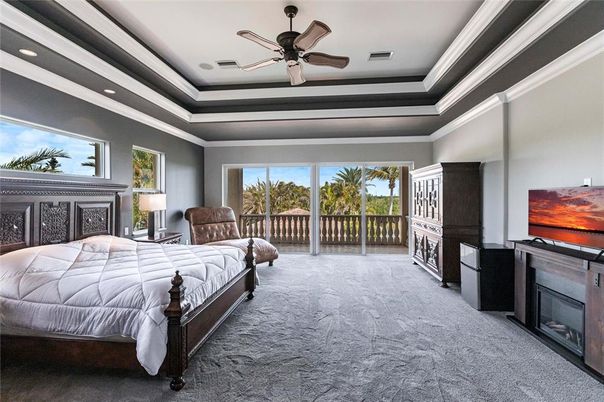 Bedroom, Interior, Recessed Lighting