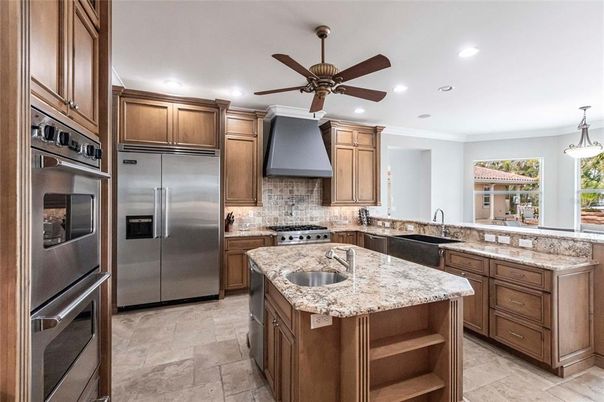 Interior, Kitchen, Recessed Lighting, Stainless Steel Appliances