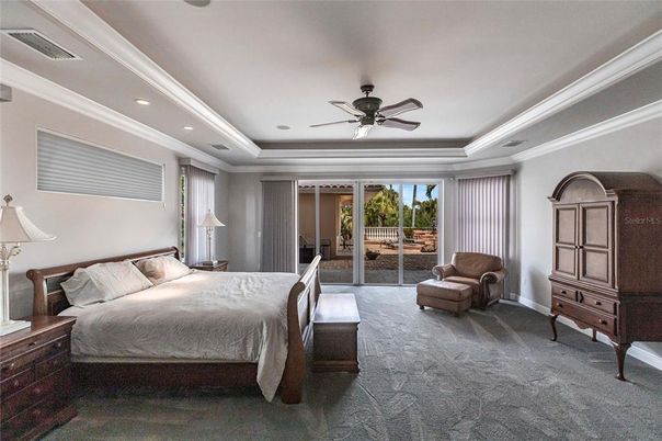 Bedroom, Interior, Recessed Lighting
