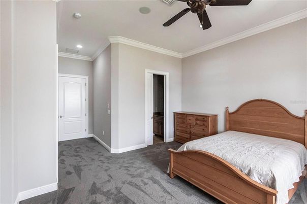 Bedroom, Interior, Recessed Lighting