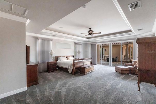 Bedroom, Interior, Recessed Lighting