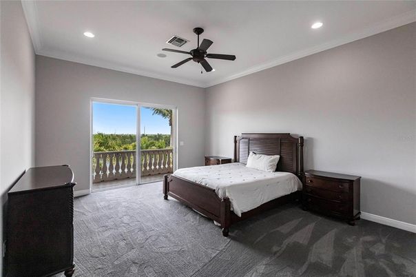 Bedroom, Interior, Recessed Lighting