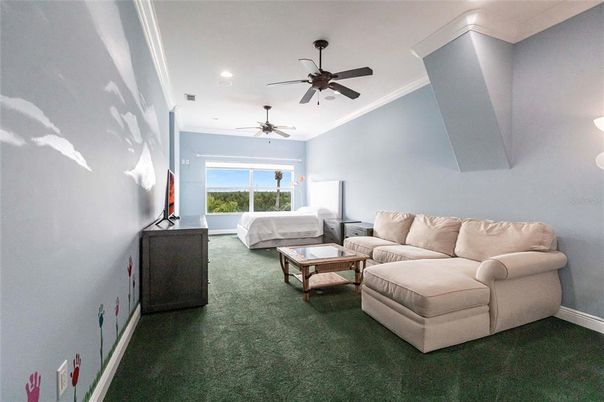 Bedroom, Interior, Living room, Recessed Lighting