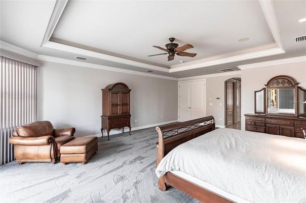 Bedroom, Interior, Recessed Lighting