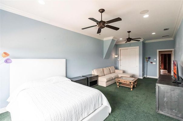 Bedroom, Interior, Recessed Lighting