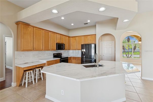 Interior, Kitchen, Recessed Lighting, Stainless Steel Appliances