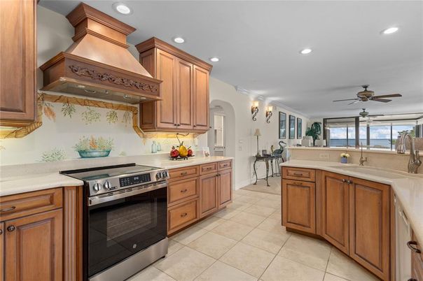 Interior, Kitchen, Recessed Lighting, Stainless Steel Appliances