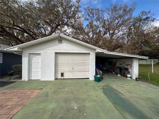 Backyard, Detached Garage, Exterior