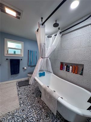 Bathroom, Free Standing Baths, Interior, Recessed Lighting