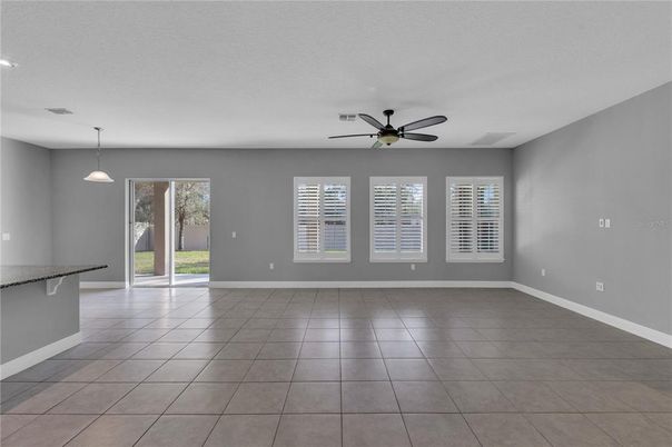 Empty room, Interior, Pendant Lights