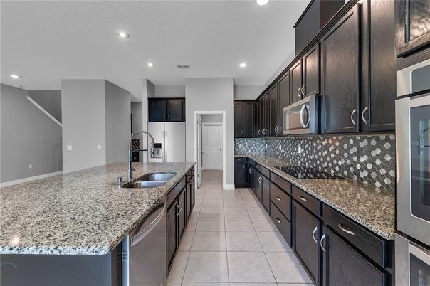 Interior, Kitchen, Recessed Lighting, Stainless Steel Appliances