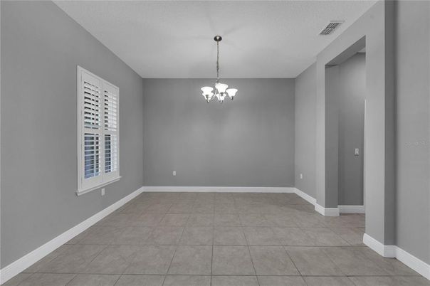 Chandelier, Empty room, Interior