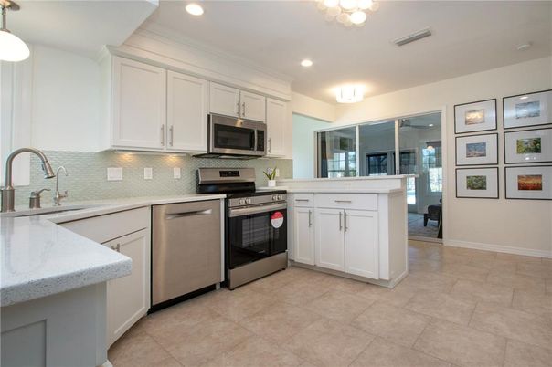 Interior, Kitchen, Recessed Lighting, Stainless Steel Appliances