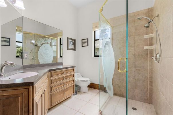 Bathroom, Glass Shower, Interior
