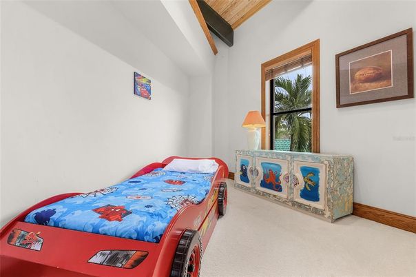 Bedroom, Interior, Wooden Beams