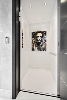 Elevator, Interior, Recessed Lighting