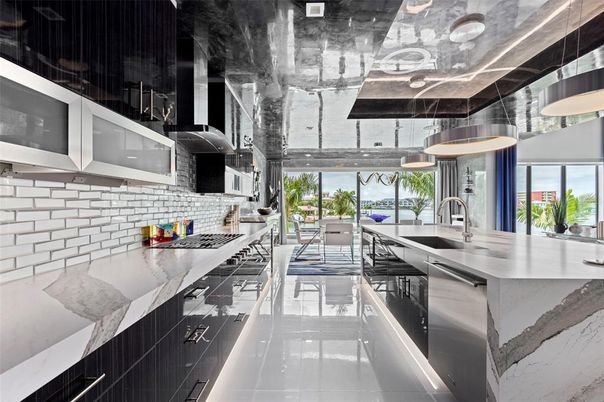 Interior, Kitchen, Pendant Lights