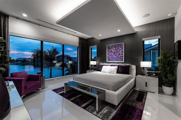 Bedroom, Interior, Recessed Lighting, Water