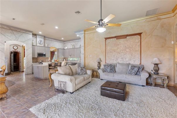 Interior, Kitchen, Living room, Recessed Lighting