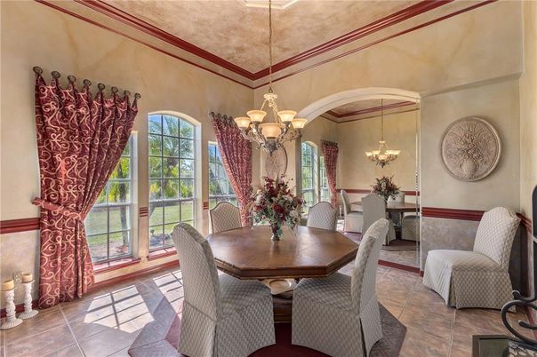 Chandelier, Dining room, Interior