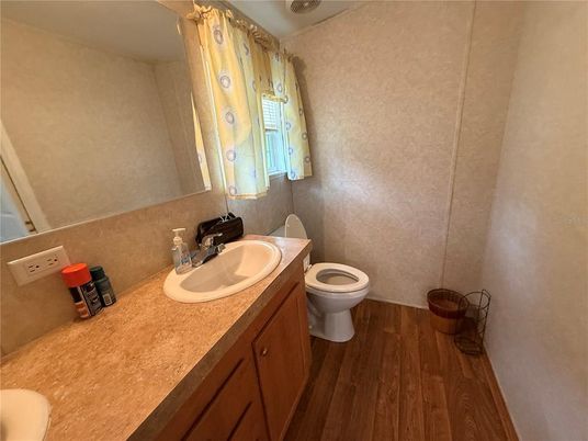 Bathroom, Interior, Wood Texture Flooring