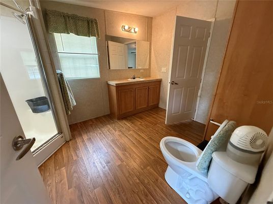 Bathroom, Interior, Wood Texture Flooring