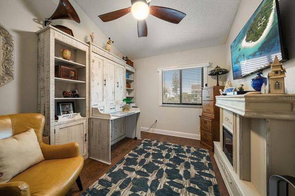 Home Office, Interior, Wood Texture Flooring