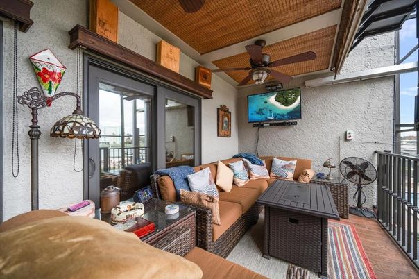 Interior, Living room, Stone Walls, Wood Texture Flooring