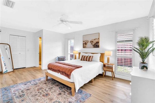 Bedroom, Interior, Wood Texture Flooring
